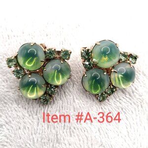 Earrings, Item # A -364,. wt 16 grams,